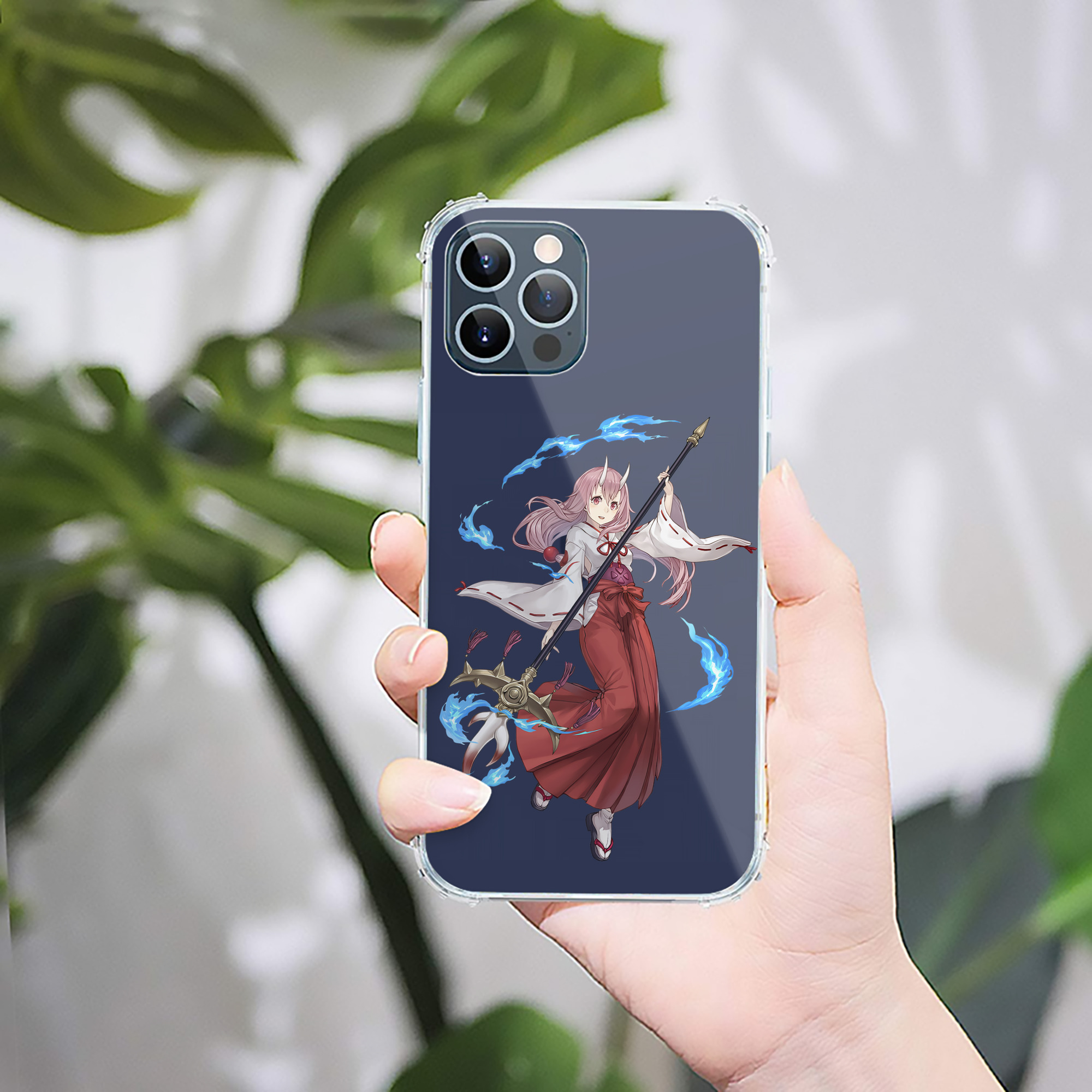 （画像用） 転スラ Regarding Reincarnated to Slime 【iPhone 12シリーズ対応】透明スマホケース（クリアソフトケース）